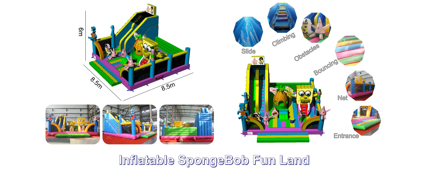Inflatable SpongeBob Outdoor Bounce House
