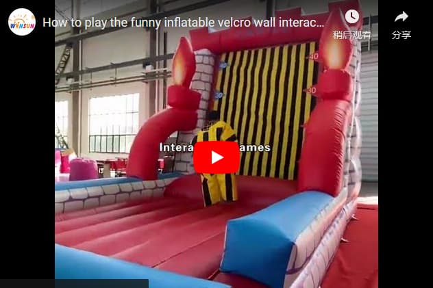 Inflatable Velcro Wall