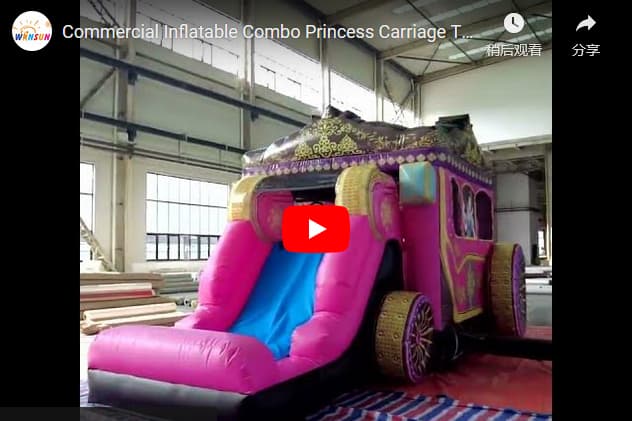 Wholesale Inflatable Combo Princess Carriage Theme