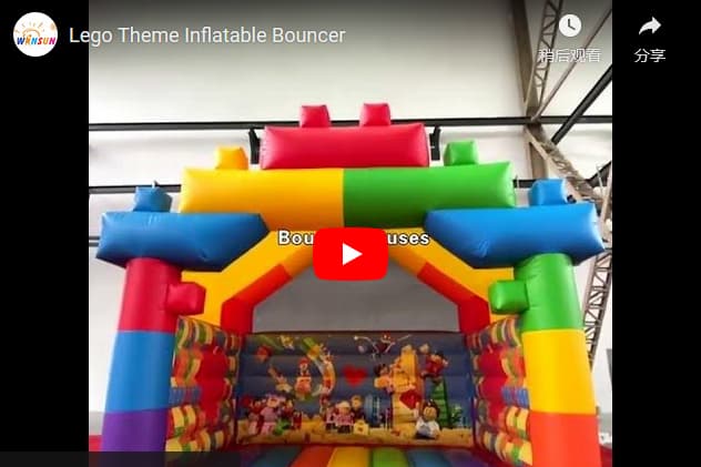 commercial Lego Theme Inflatable Bouncer for sale