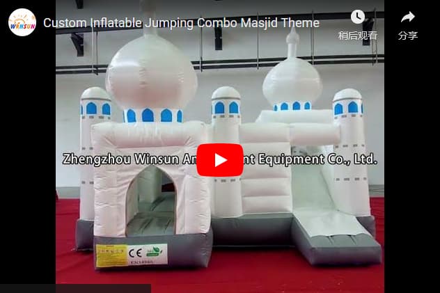 custom Inflatable Jumping Combo Masjid Theme