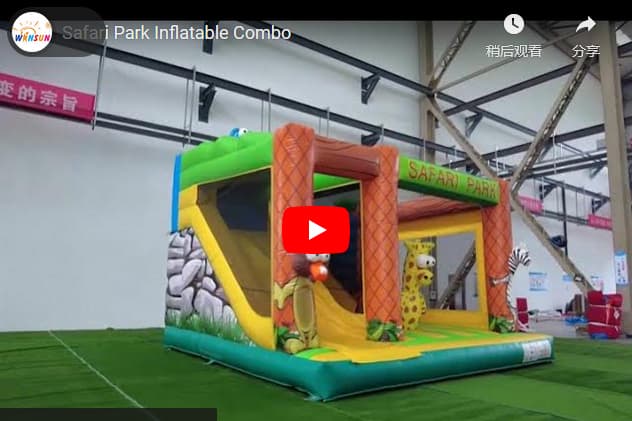 Safari Park Inflatable Combo for sale