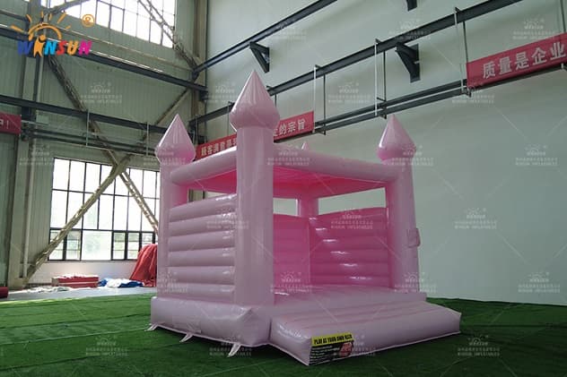 small pink wedding inflatable house