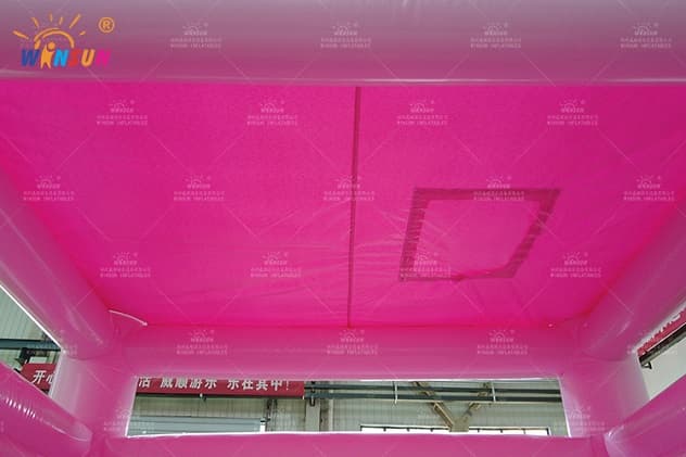 indoor pink wedding inflatable house