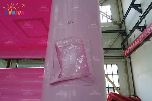 outdoor pink wedding inflatable house