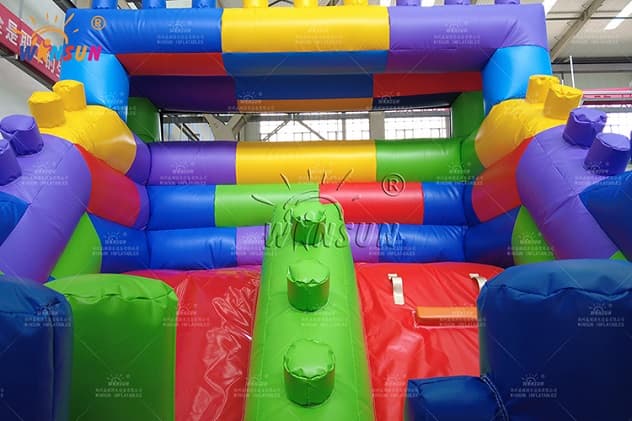 indoor Building Blocks inflatable slide