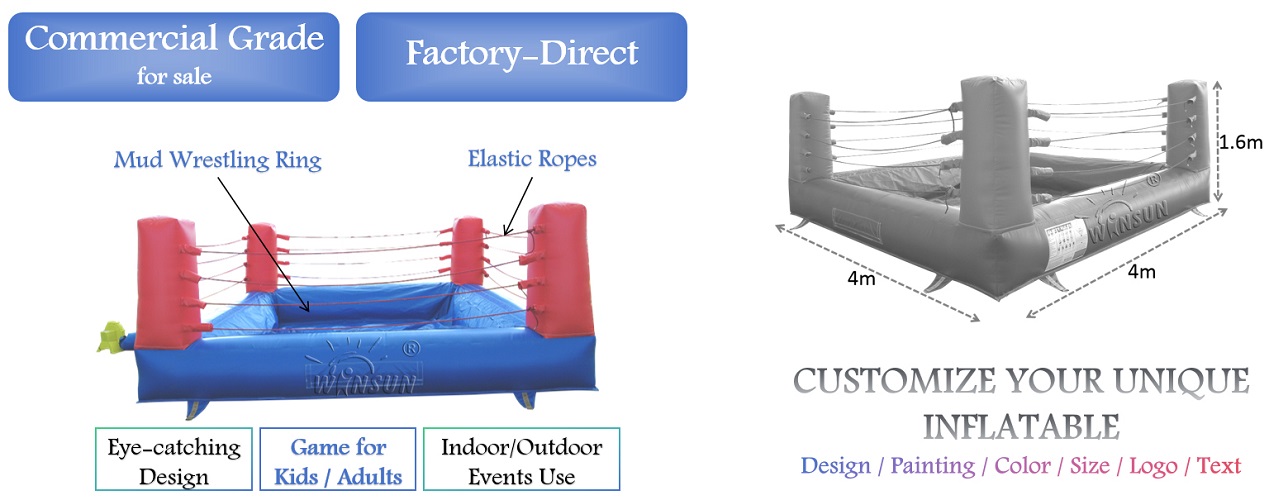 commercial Mud Wrestling Ring outdoor