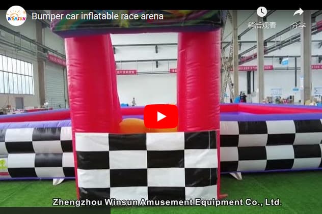 Bumper Car Inflatable Race Arena outdoor