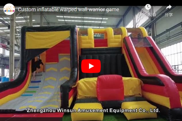 Custom Inflatable Warped Wall Warrior Game