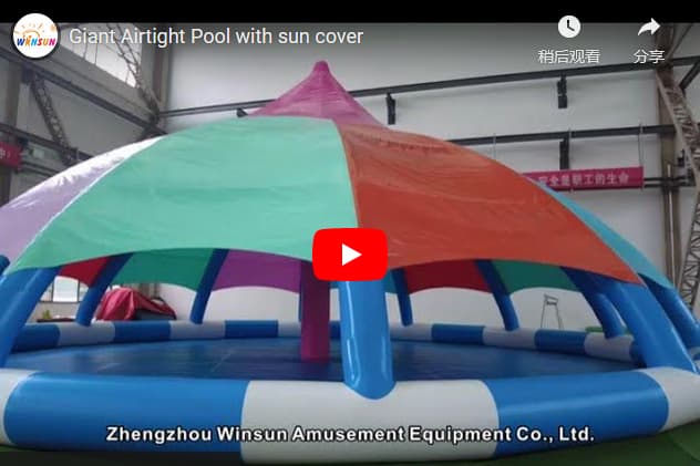 Giant Airtight Pool with sun cover