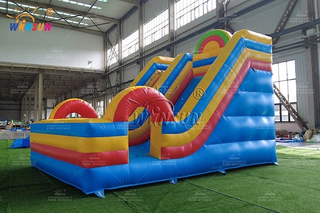 adlut wholesale commercial rainbow inflatable slide