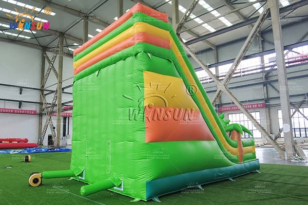 outdoor custom commercial inflatable dry slide