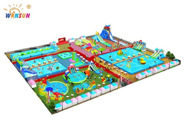 largest outdoor inflatable park