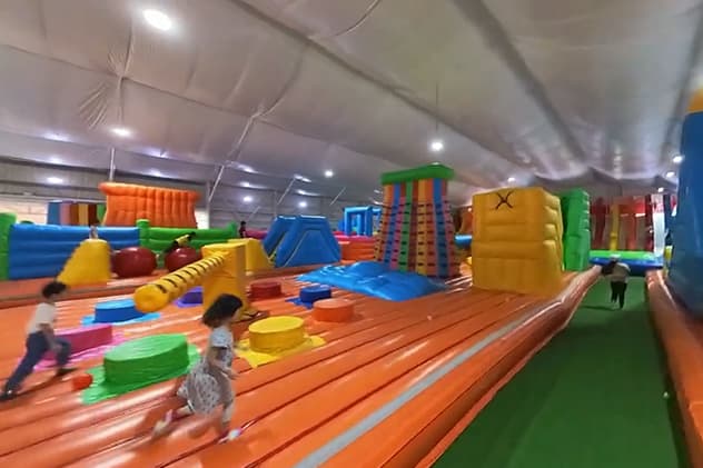 giant inflatable indoor theme park