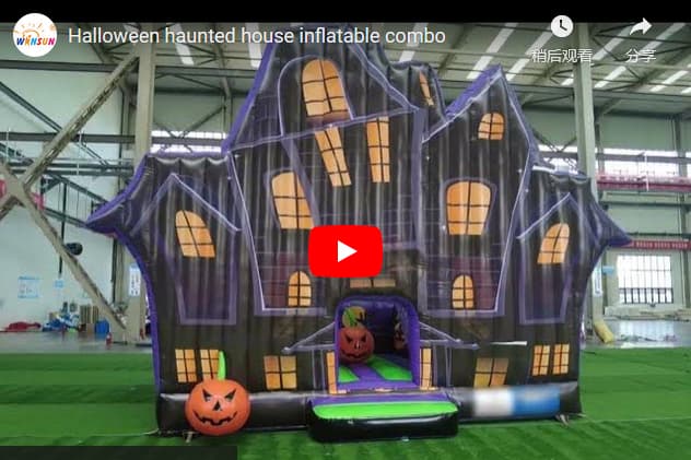 Halloween Haunted House Inflatable Combo event outdoor