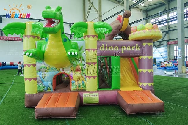 commercial Dino Park Inflatable Combo