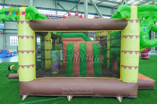 outdoor Dino Park Inflatable Combo