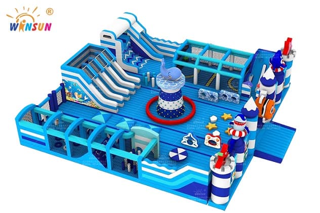 inflatable theme park game center