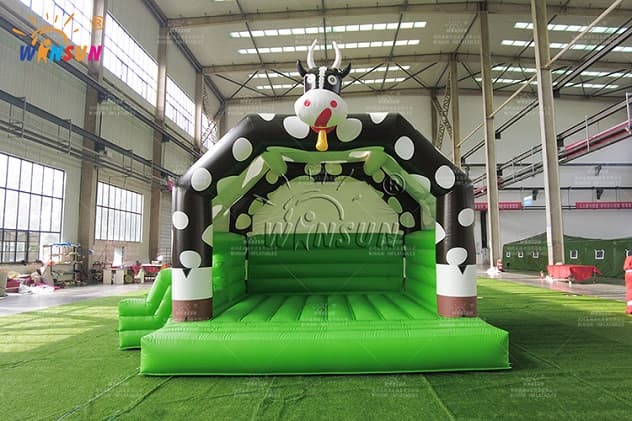 milk cow Inflatable bouncy combo for sale