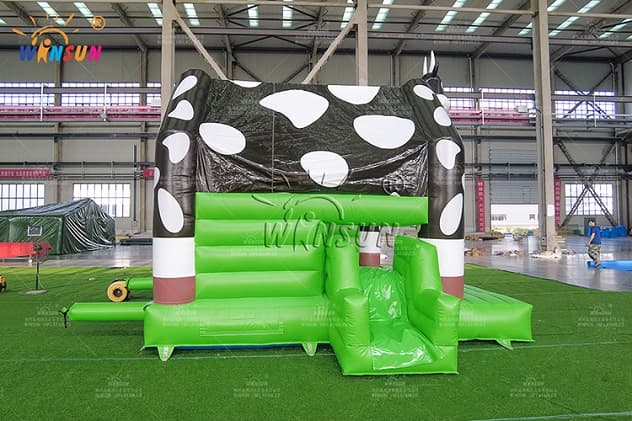 wholesale milk cow Inflatable bouncy combo