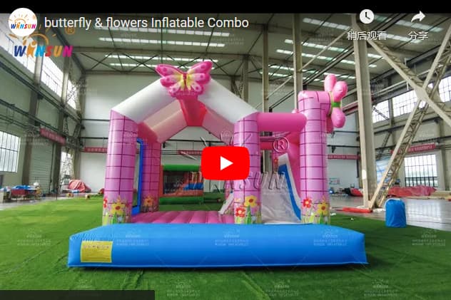 Butterfly & Flowers Inflatable Combo outdoor for sale