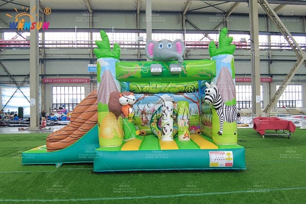Jungle Animal Jumping Castle for sale