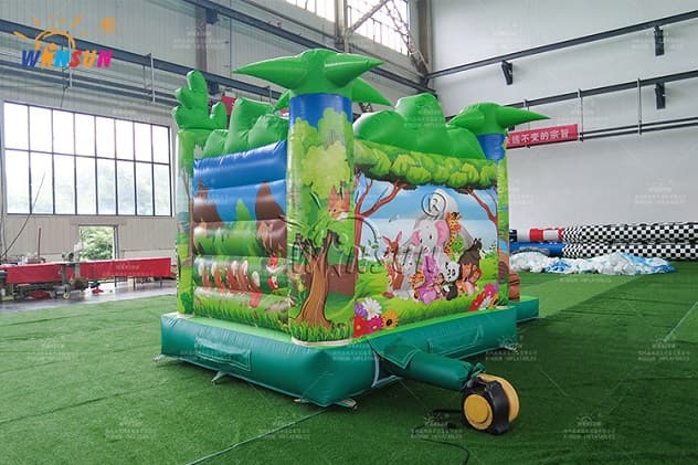 adults Jungle Animal Jumping Castle