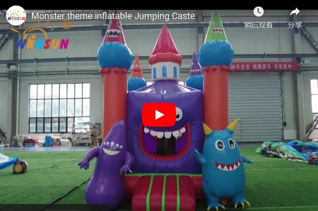 Monster Theme Inflatable Jumping Castle for sale