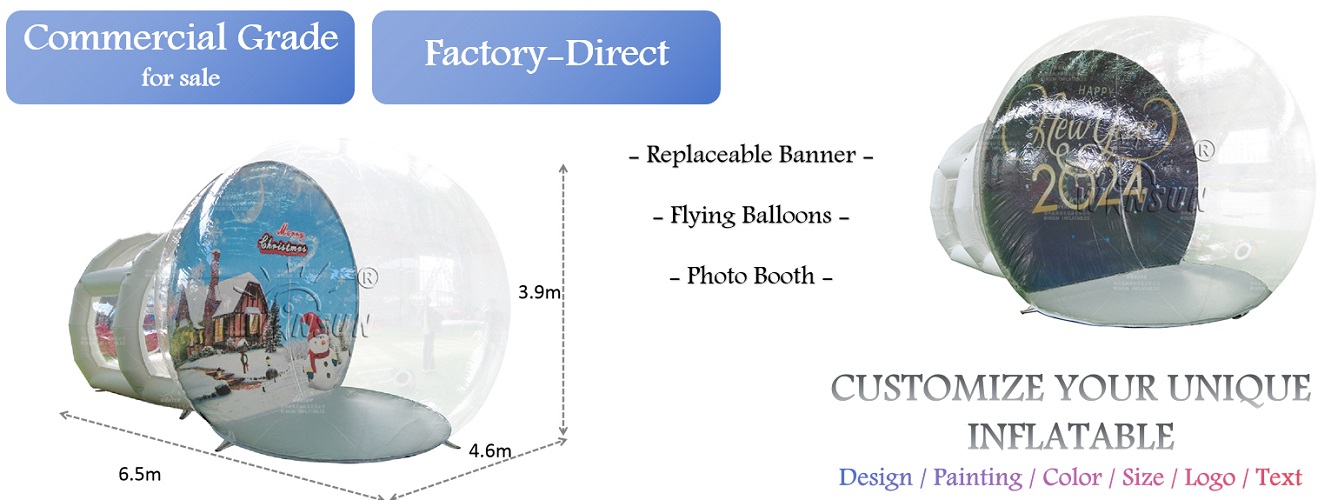 Inflatable Snow Globe Photo Booth for Events