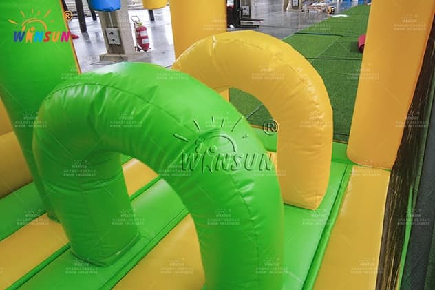 adult Crocodile theme inflatable jumping house with slide