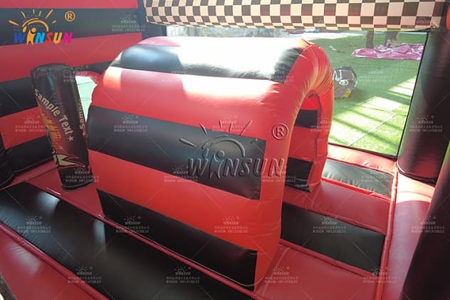 indoor car theme inflatable combo jumping castle