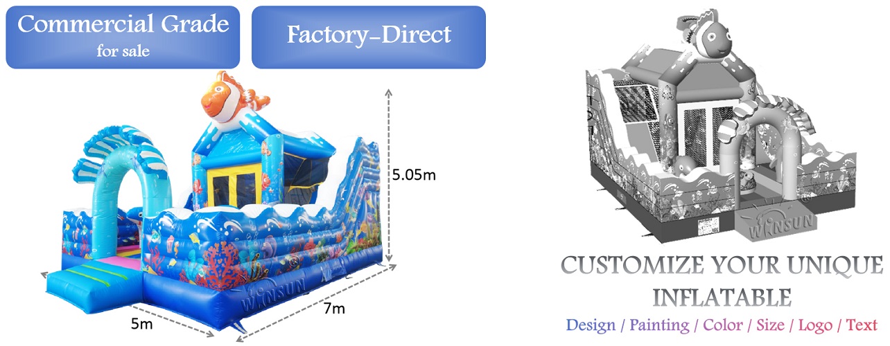 Inflatable Ocean Park Combo outdoor for sale