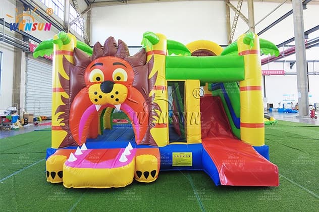 Jungle Lion commercial inflatable combo factory