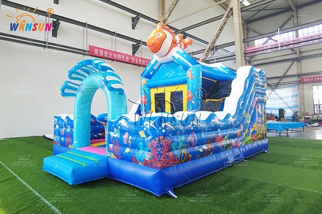 indoor inflatable ocean park combo