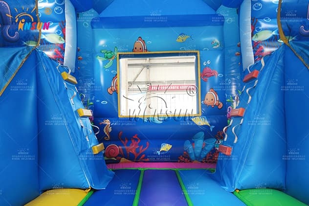 large inflatable ocean park combo for sale