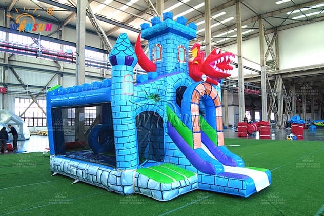 wholesale inflatable combo jumping castle slide