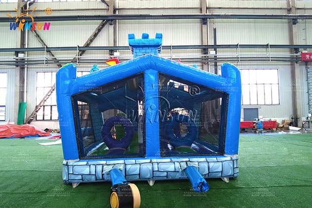 adults inflatable combo jumping castle slide