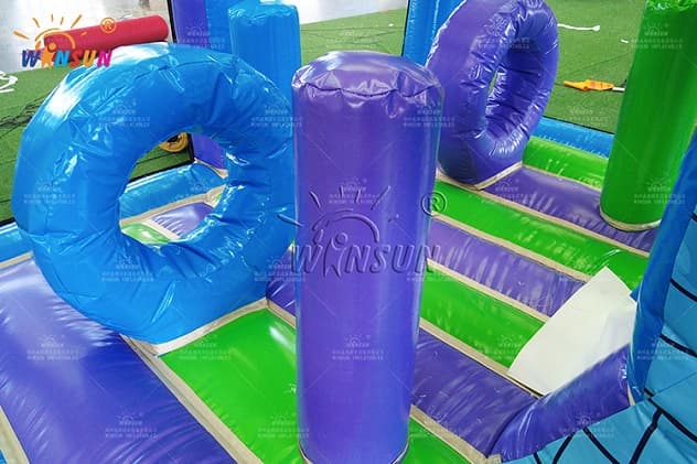 indoor inflatable combo jumping castle slide