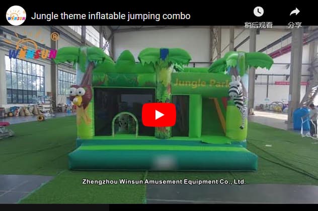 Jungle Theme Inflatable Jumping Combo for sale