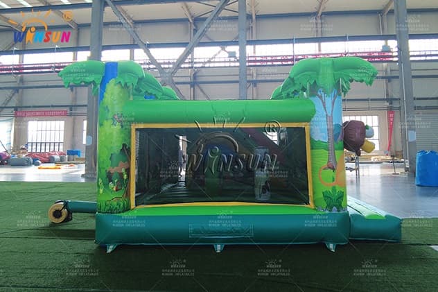 wholesale jungle theme inflatable jumping combo