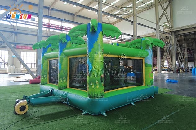 outdoor jungle theme inflatable jumping combo
