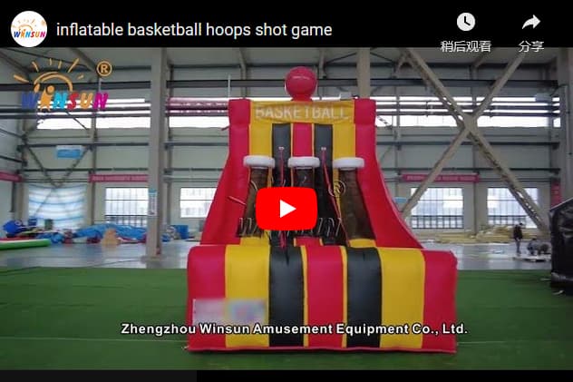 Inflatable Basketball Hoops Shot Game