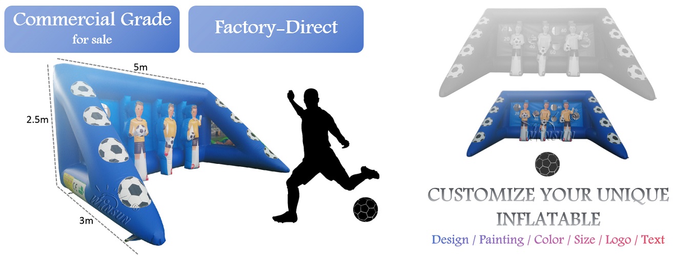 Custom Inflatable Soccer Football Goal for sale