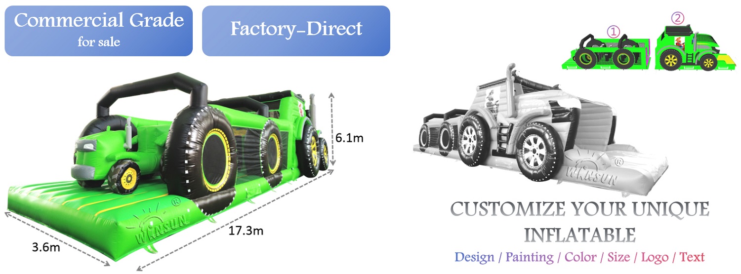 Fun Inflatable Truck Obstacle Course