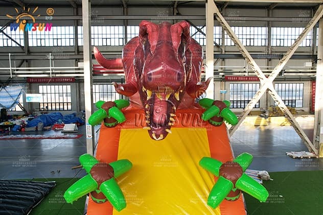 adult custom climbing tower Dinosaur dry slide