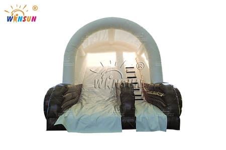 WSS-547 Custom Inflatable Slide with Sun Cover