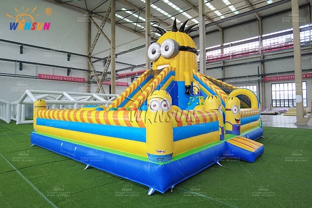 minions inflatable obstacle course playground
