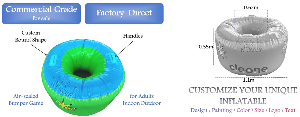 Custom Inflatable Bumper Boppers for sale