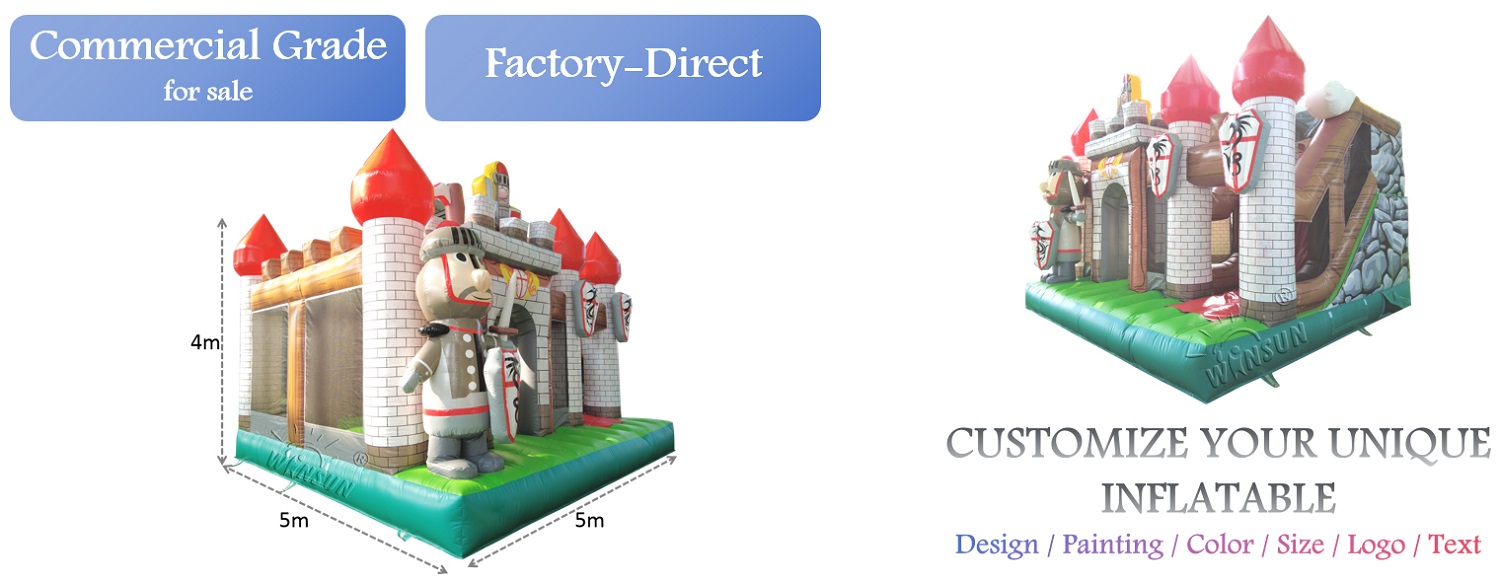 Inflatable Jumping Castle Knight Combo