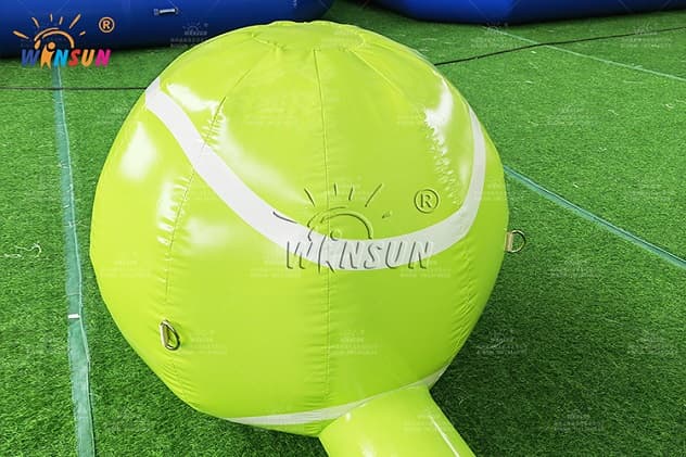 Inflatable Tennis Ball with air blower